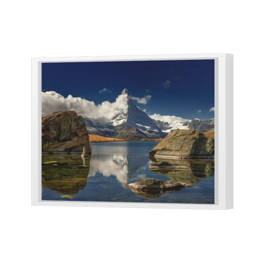 Thumbnail for Canvas - White Floating Frame