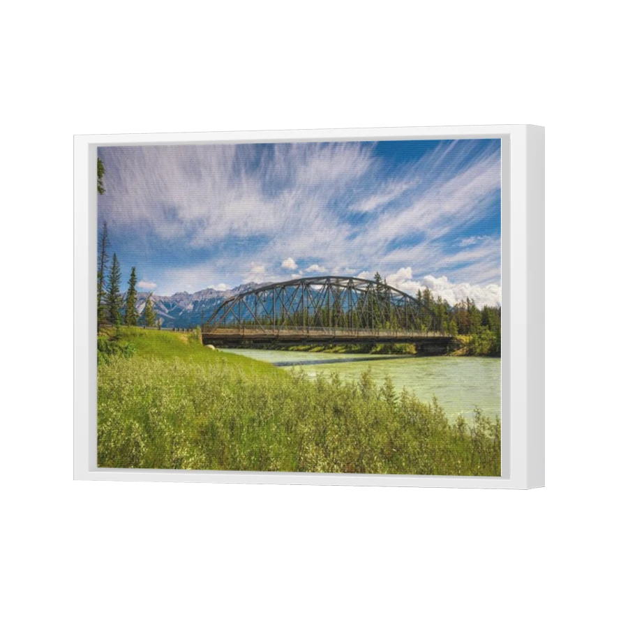 Thumbnail for Canvas - White Floating Frame