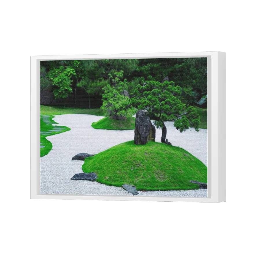Thumbnail for Canvas - White Floating Frame