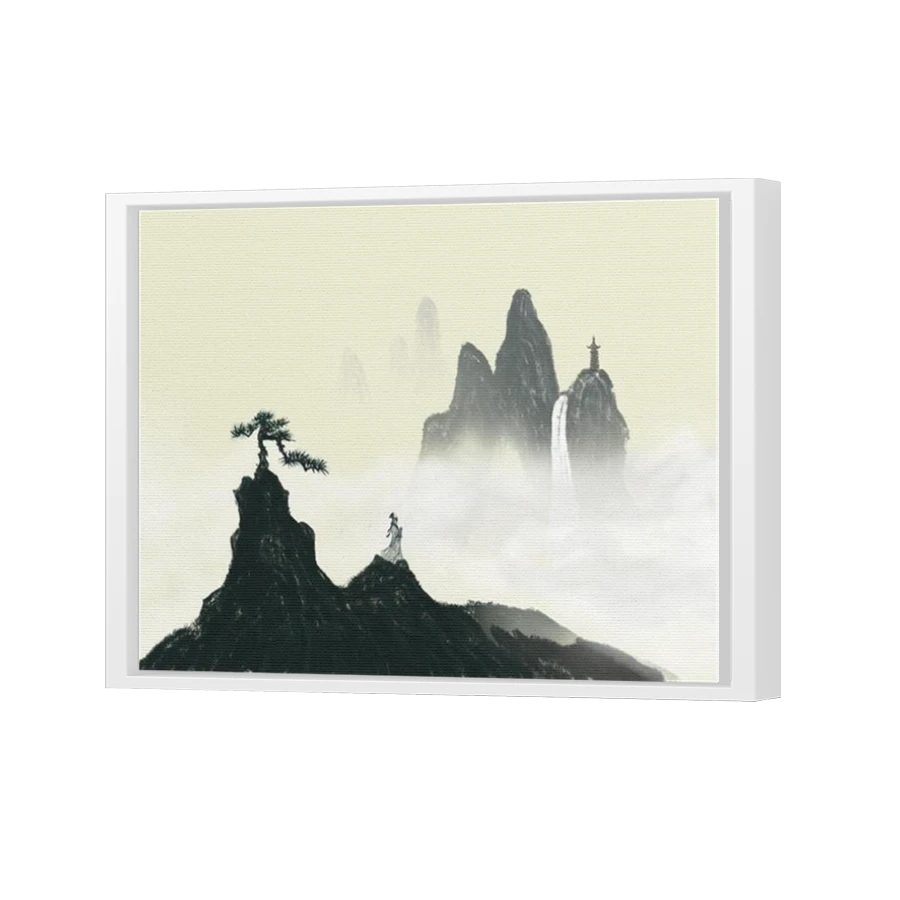 Thumbnail for Canvas - White Floating Frame