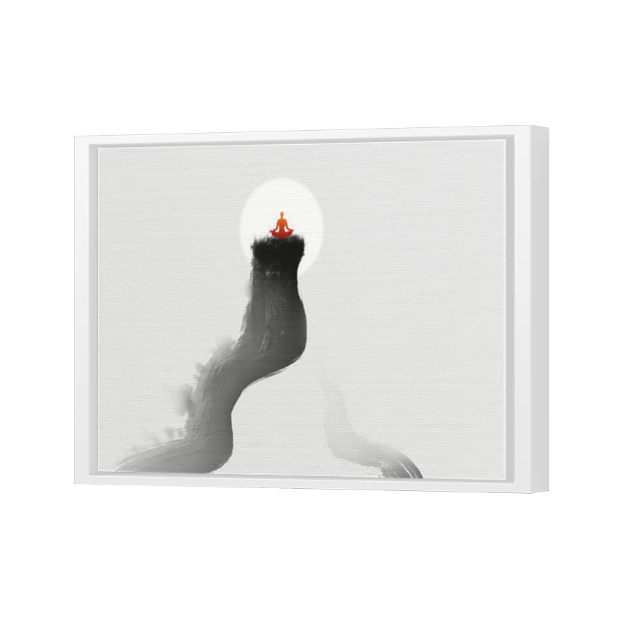 Thumbnail for Canvas - White Floating Frame