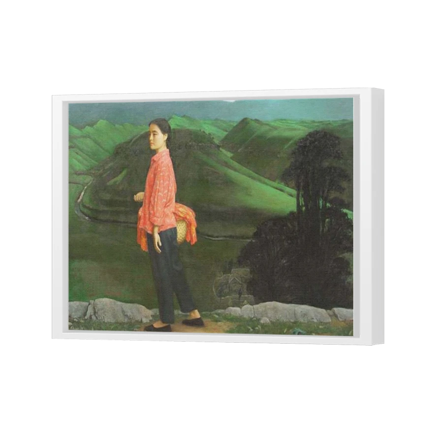 Thumbnail for Canvas - White Floating Frame