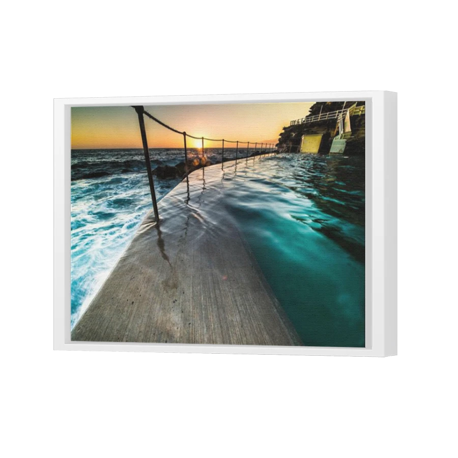 Thumbnail for Canvas - White Floating Frame