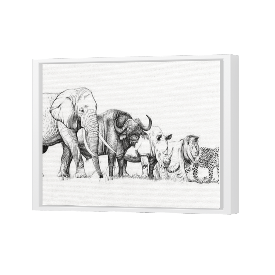Thumbnail for Canvas - White Floating Frame