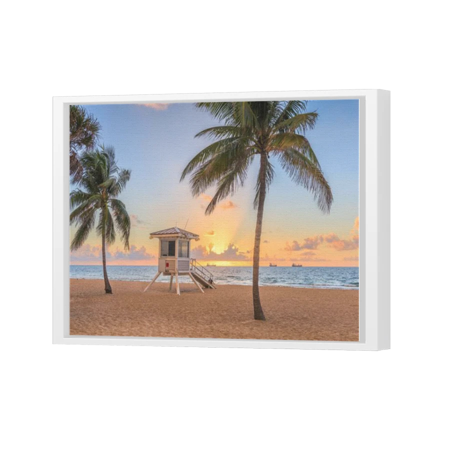 Thumbnail for Canvas - White Floating Frame