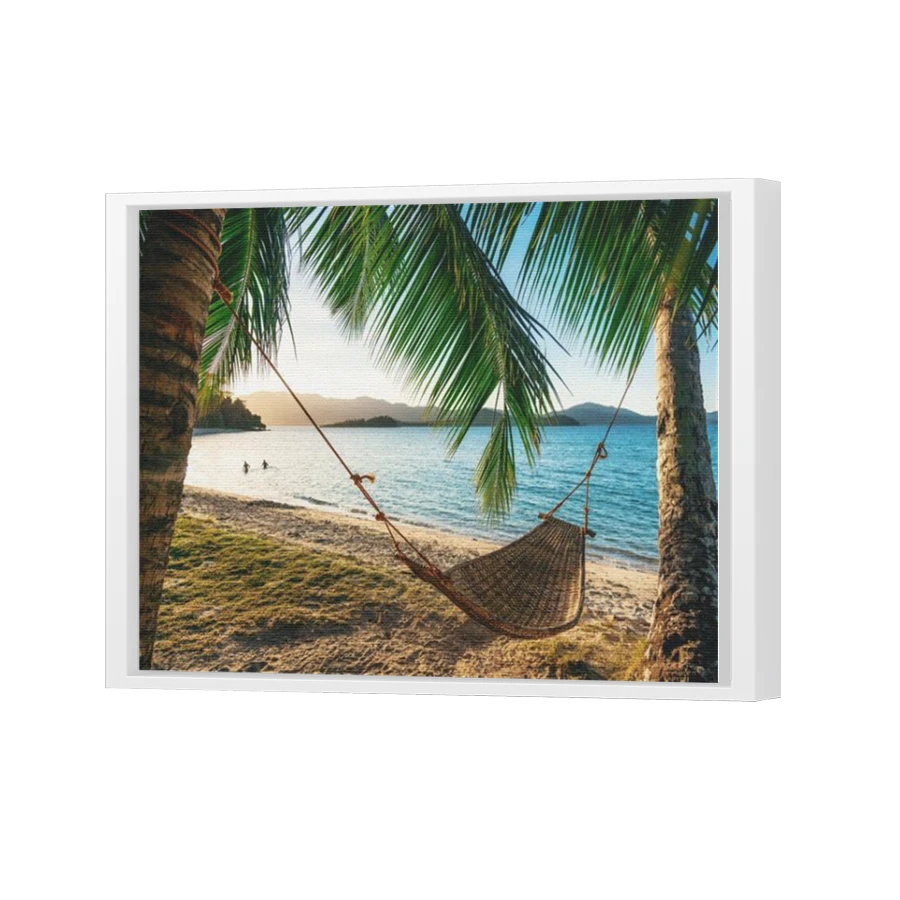 Thumbnail for Canvas - White Floating Frame