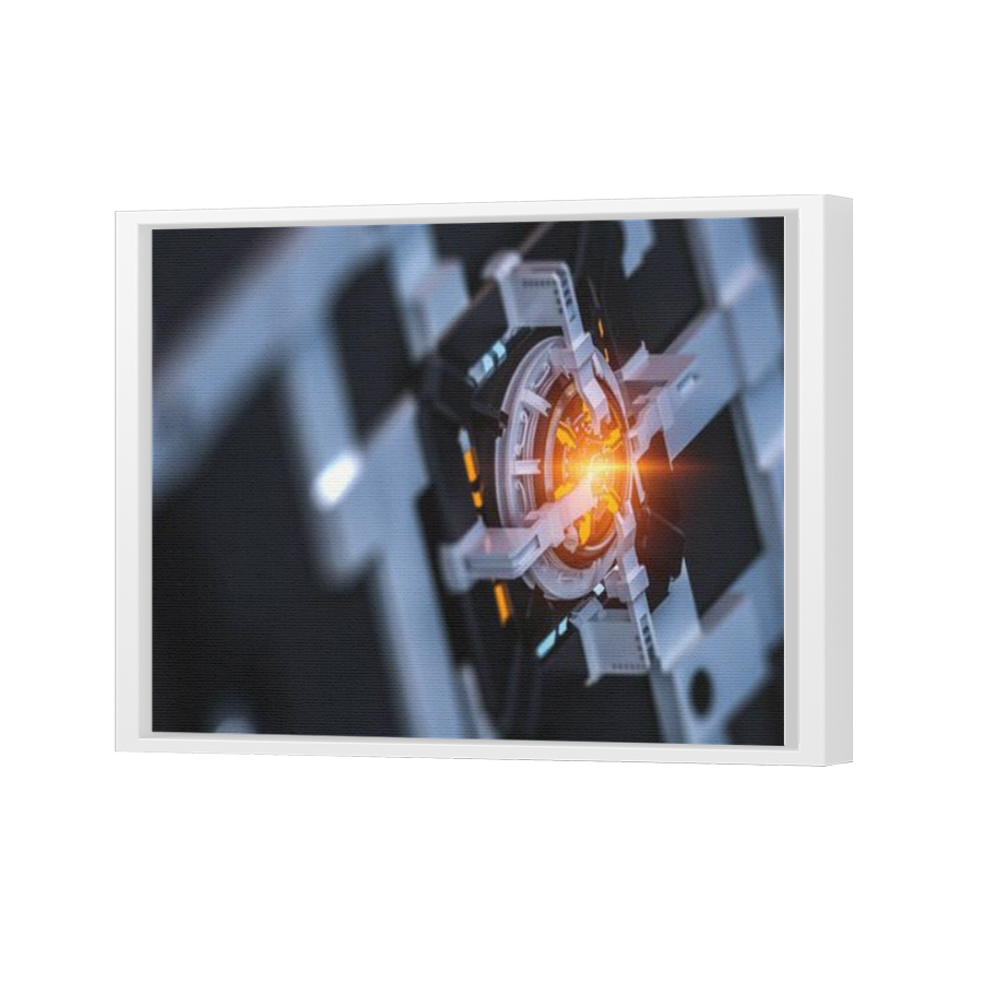 Thumbnail for Canvas - White Floating Frame