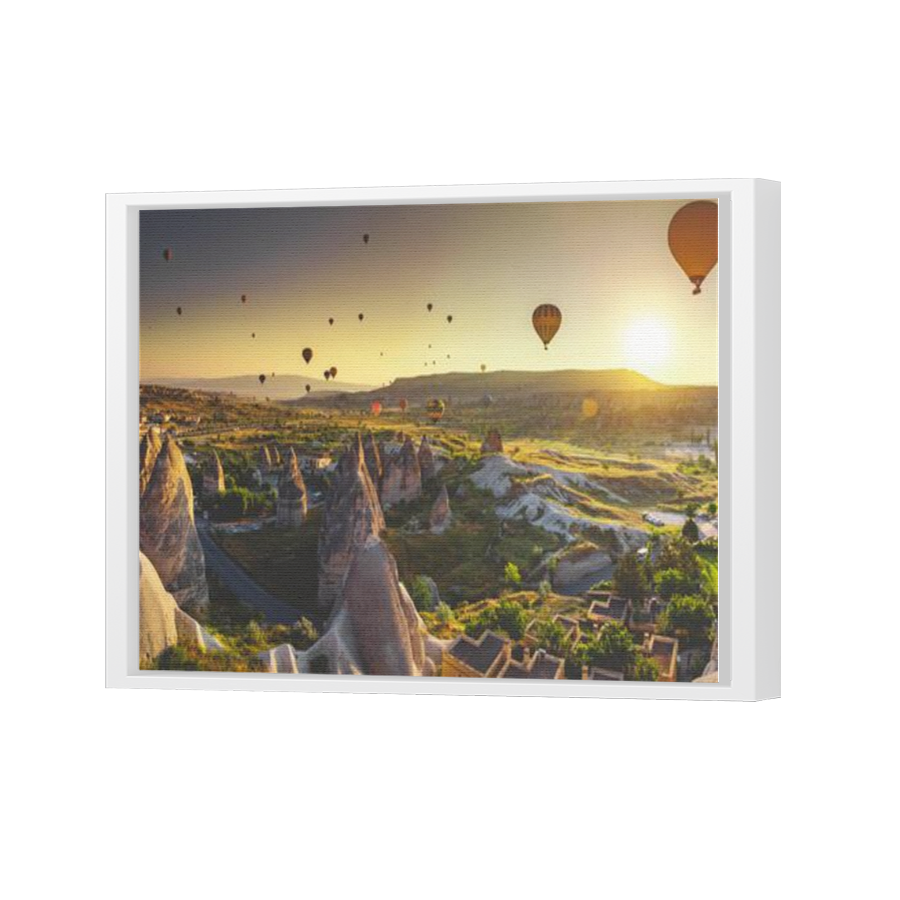 Thumbnail for Canvas - White Floating Frame