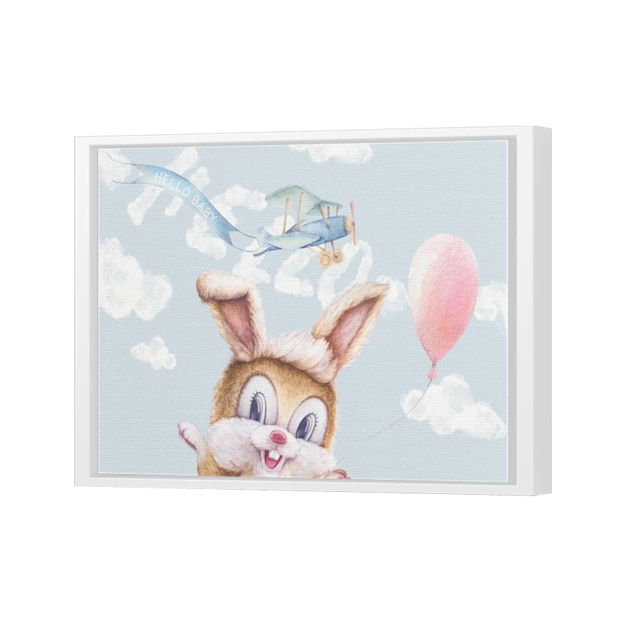 Thumbnail for Canvas - White Floating Frame