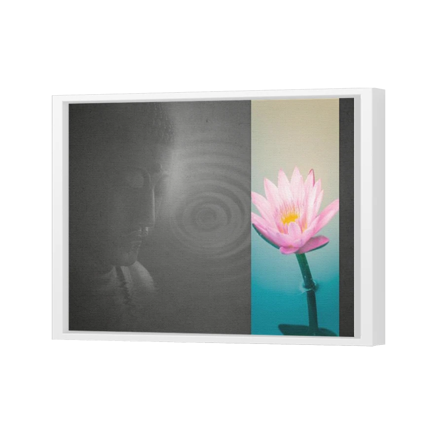 Thumbnail for Canvas - White Floating Frame