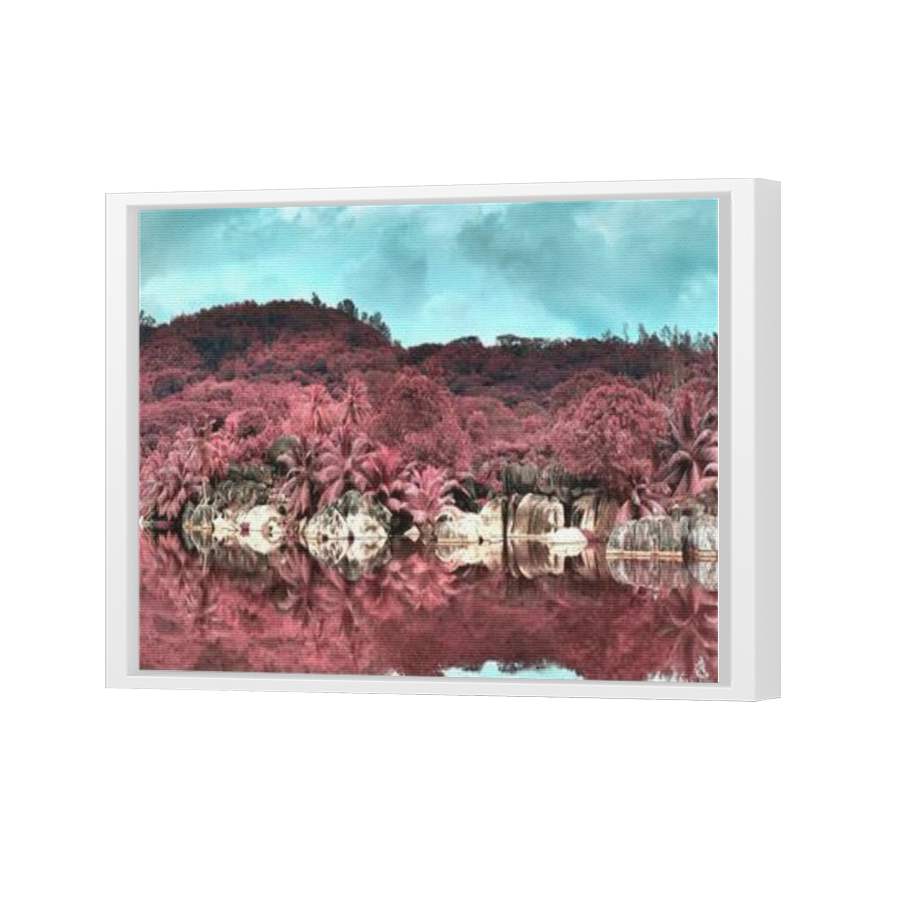 Thumbnail for Canvas - White Floating Frame