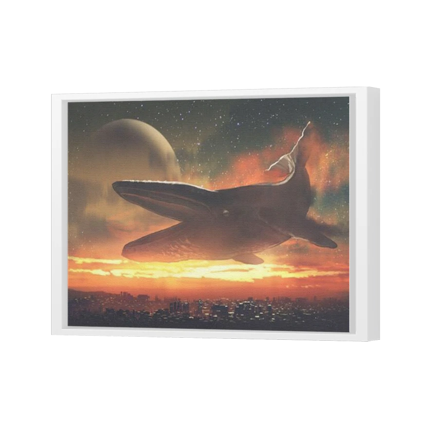 Thumbnail for Canvas - White Floating Frame
