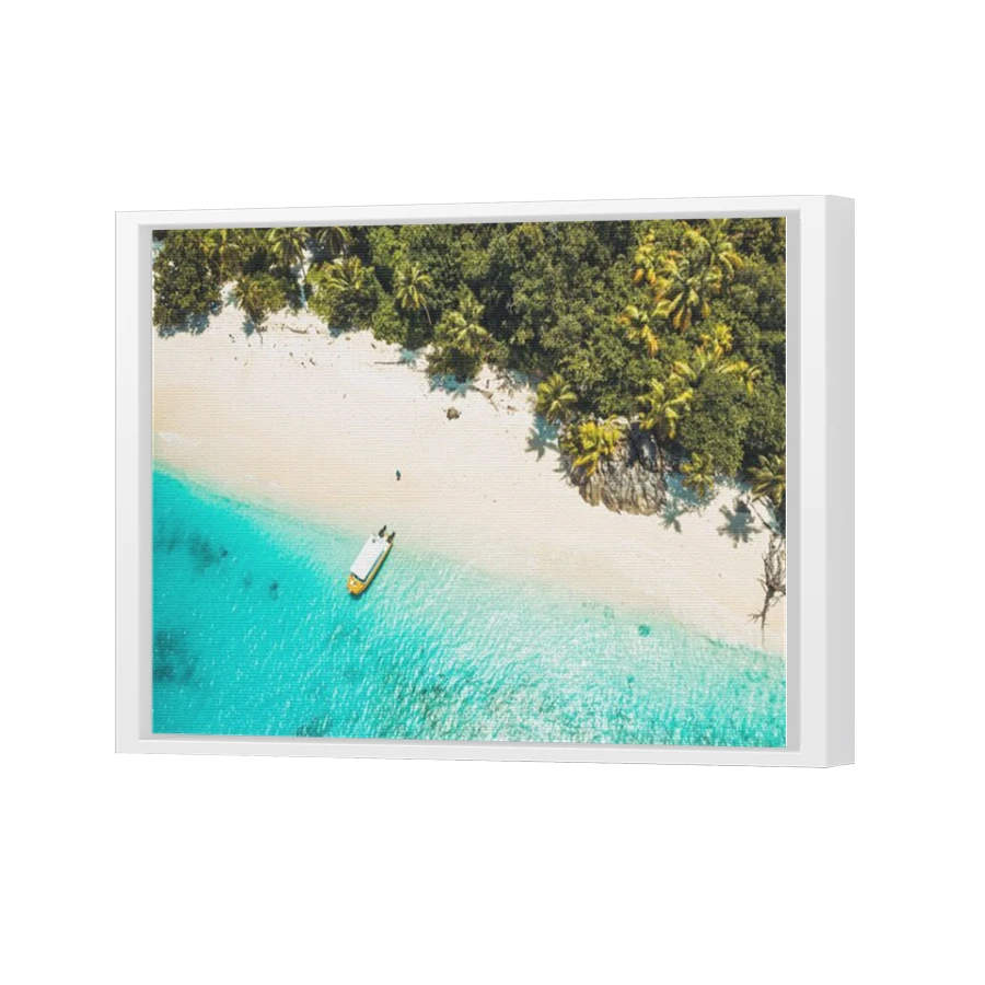 Thumbnail for Canvas - White Floating Frame