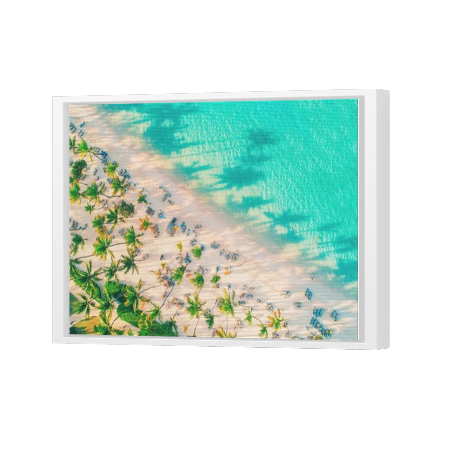 Thumbnail for Canvas - White Floating Frame