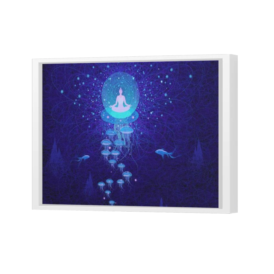 Thumbnail for Canvas - White Floating Frame