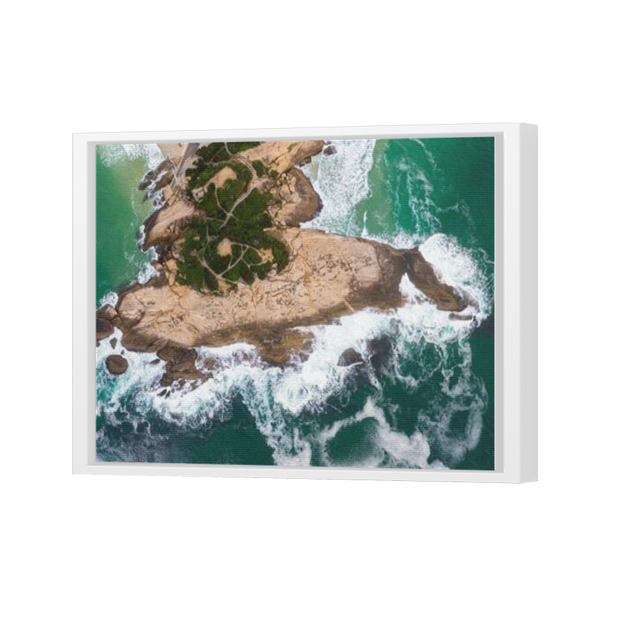 Thumbnail for Canvas - White Floating Frame