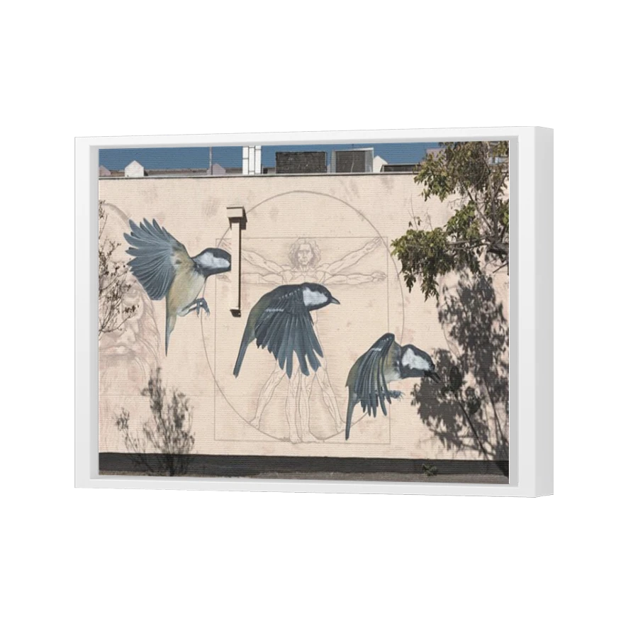 Thumbnail for Canvas - White Floating Frame