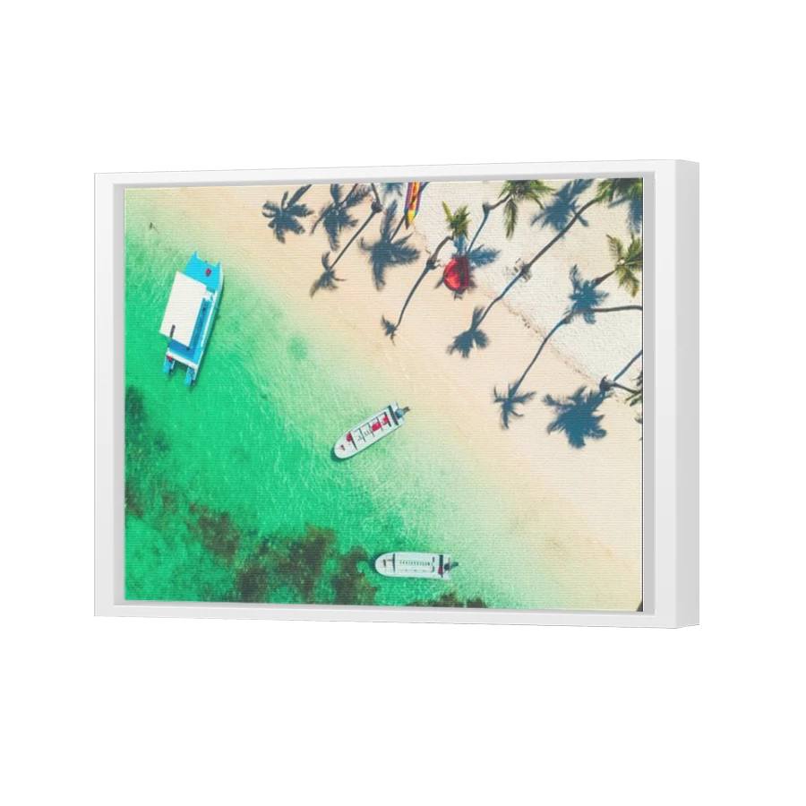 Thumbnail for Canvas - White Floating Frame