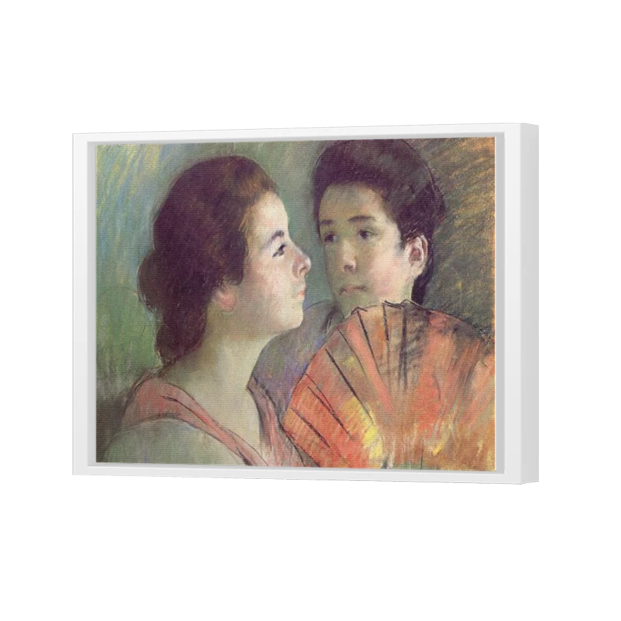 Thumbnail for Canvas - White Floating Frame