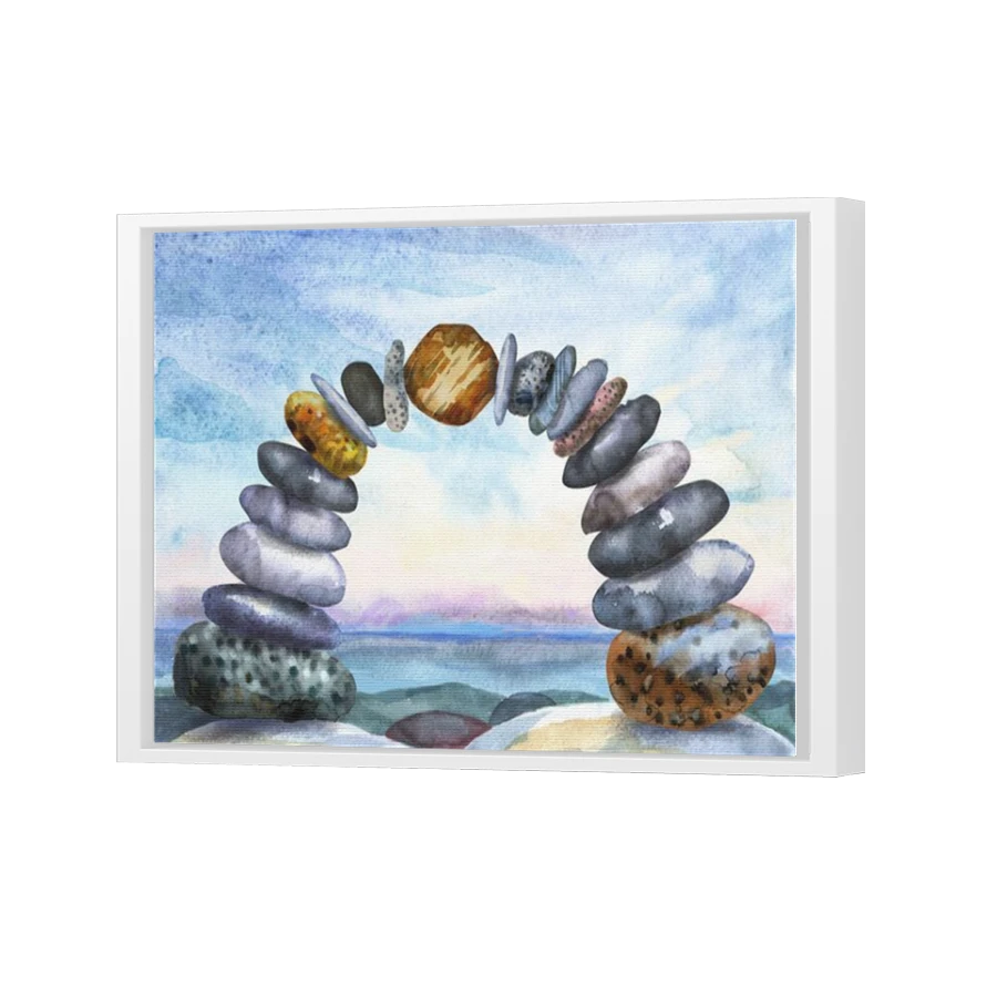 Thumbnail for Canvas - White Floating Frame