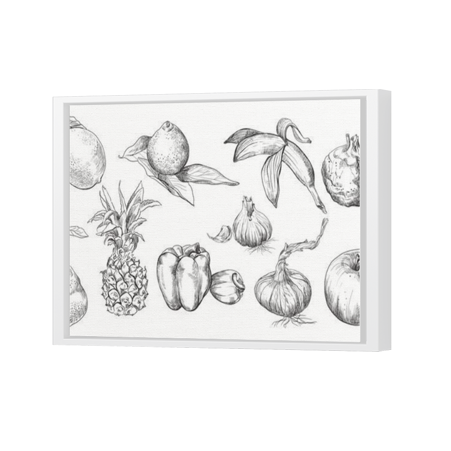 Thumbnail for Canvas - White Floating Frame