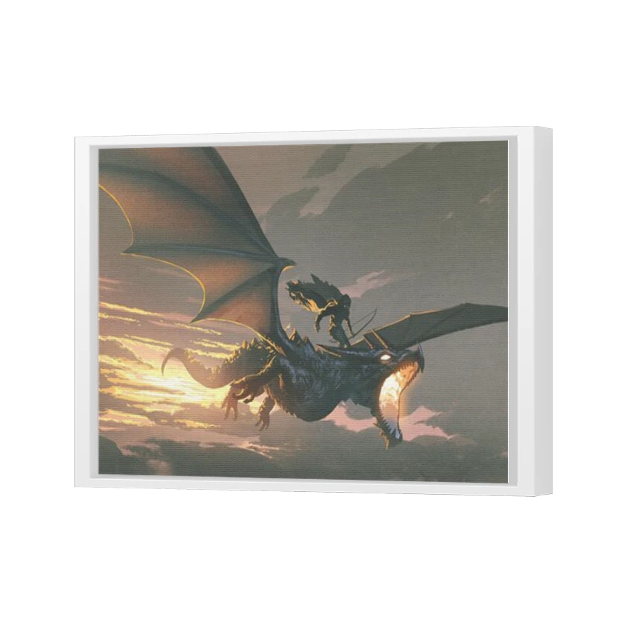 Thumbnail for Canvas - White Floating Frame