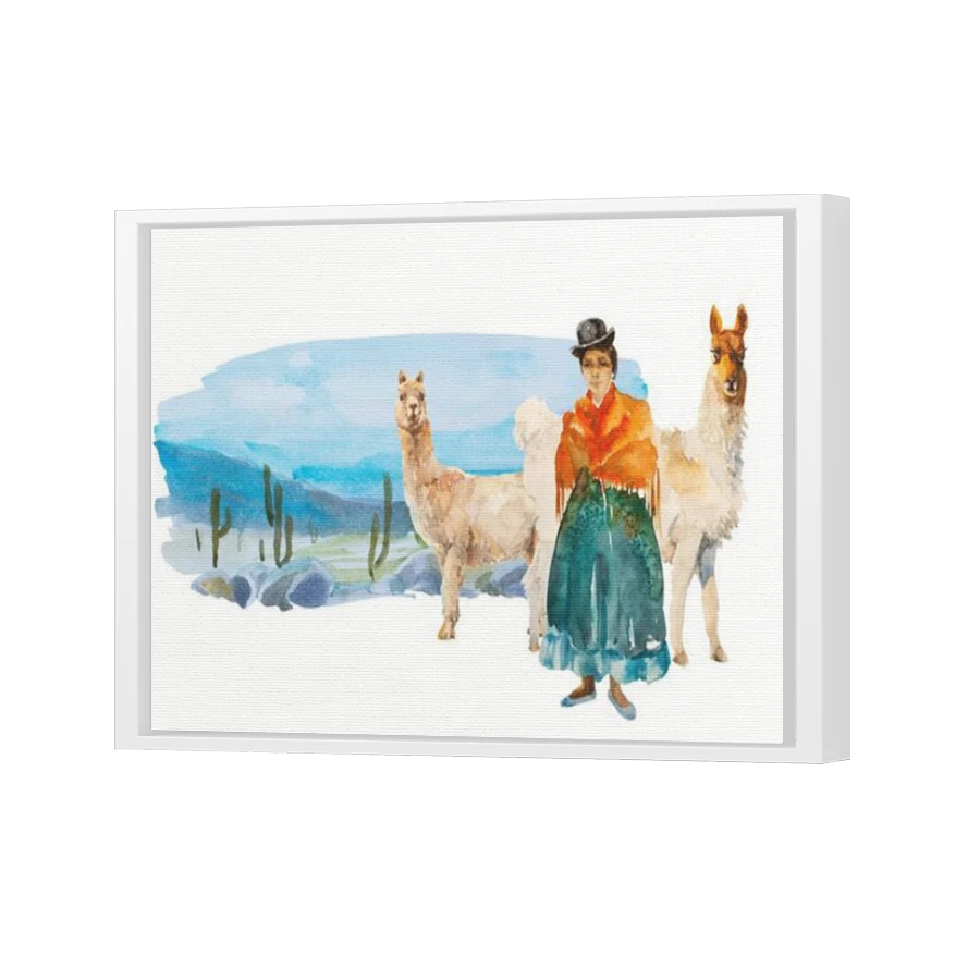 Thumbnail for Canvas - White Floating Frame