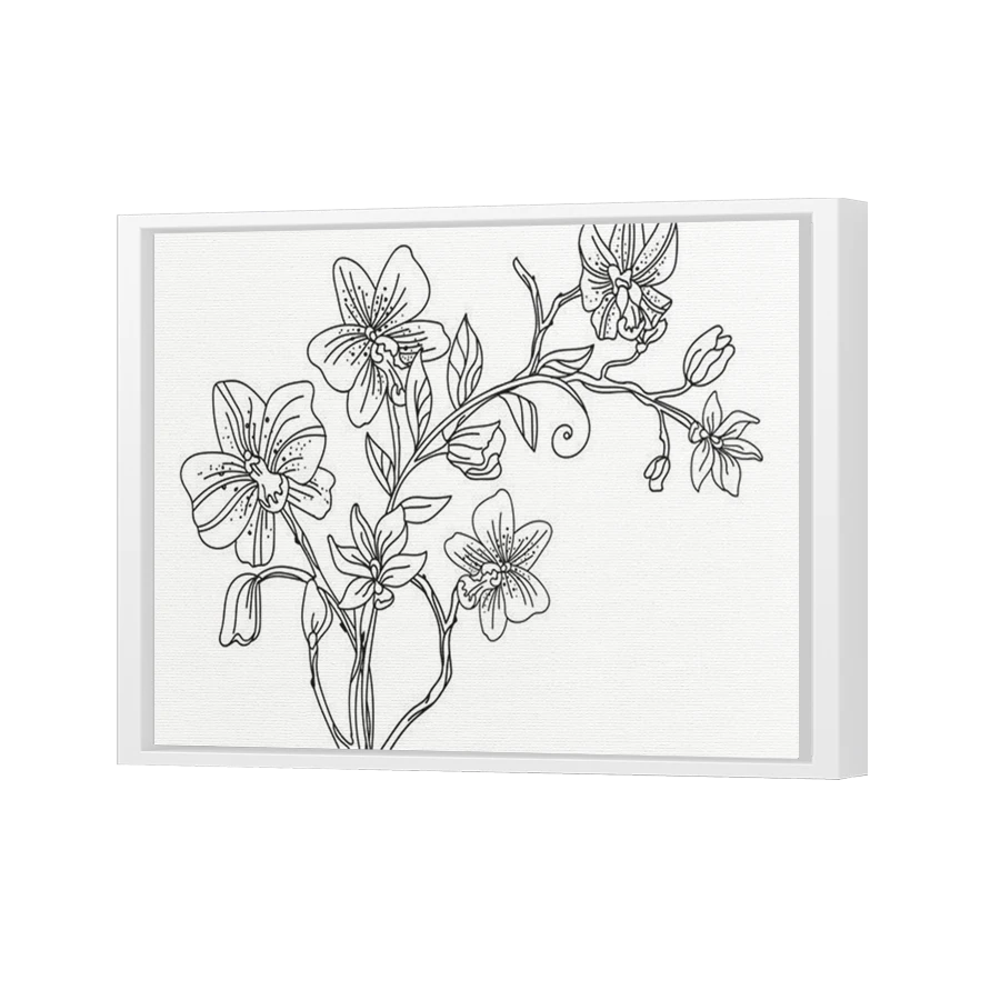 Thumbnail for Canvas - White Floating Frame