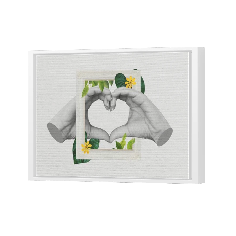 Thumbnail for Canvas - White Floating Frame