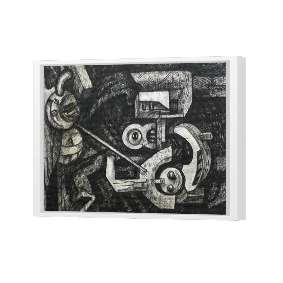Thumbnail for Canvas - White Floating Frame