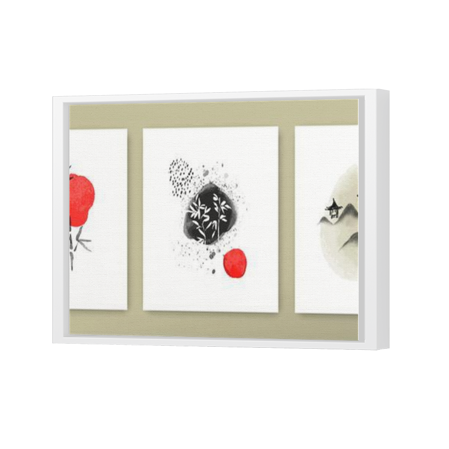 Thumbnail for Canvas - White Floating Frame