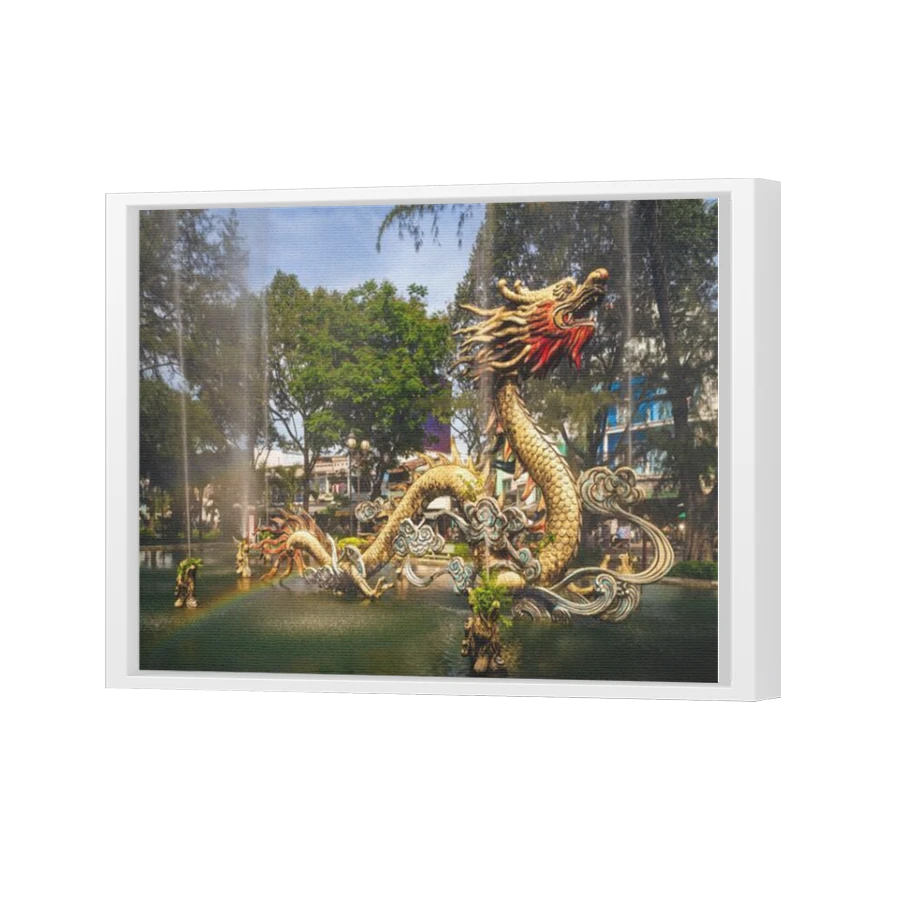 Thumbnail for Canvas - White Floating Frame