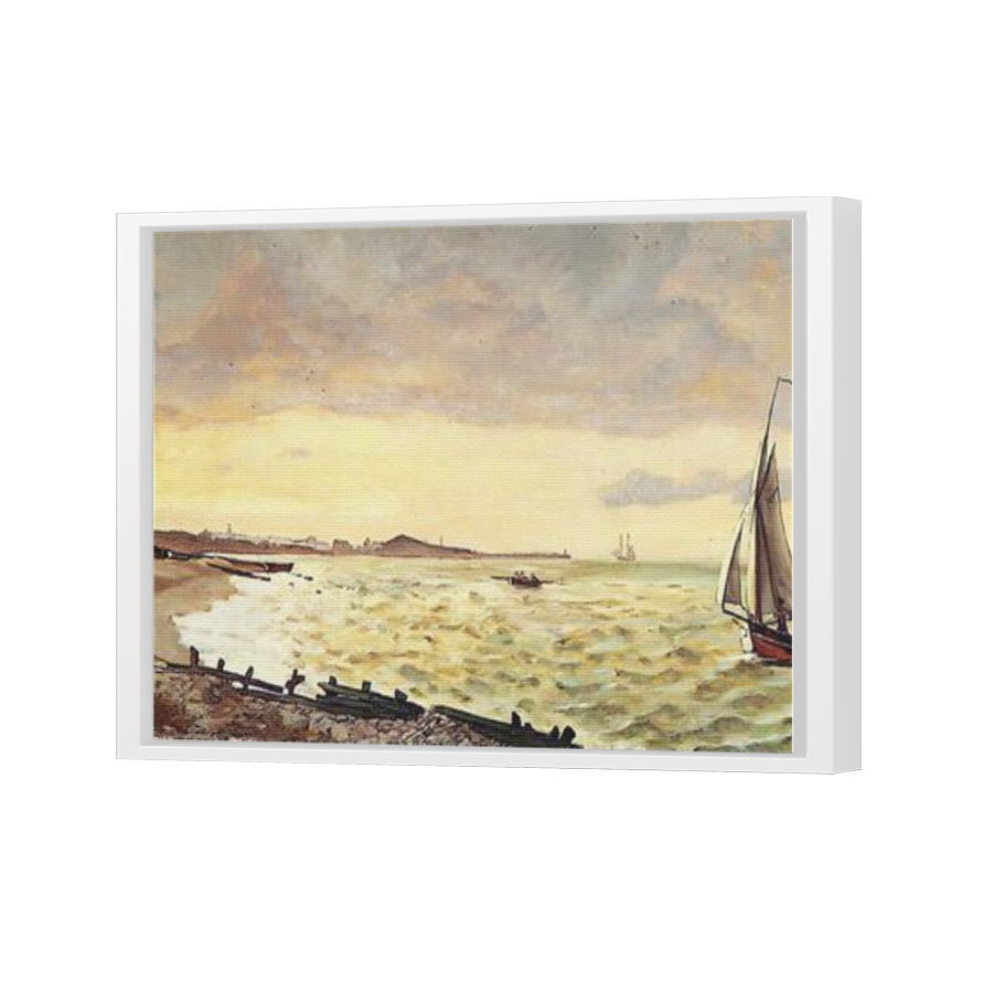 Thumbnail for Canvas - White Floating Frame