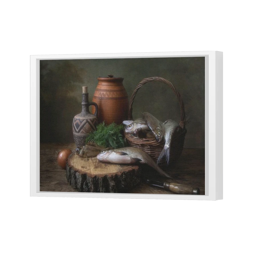 Thumbnail for Canvas - White Floating Frame