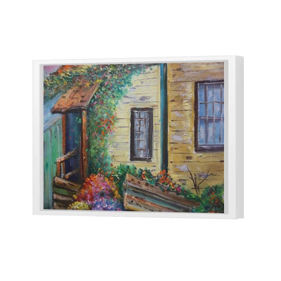 Thumbnail for Canvas - White Floating Frame