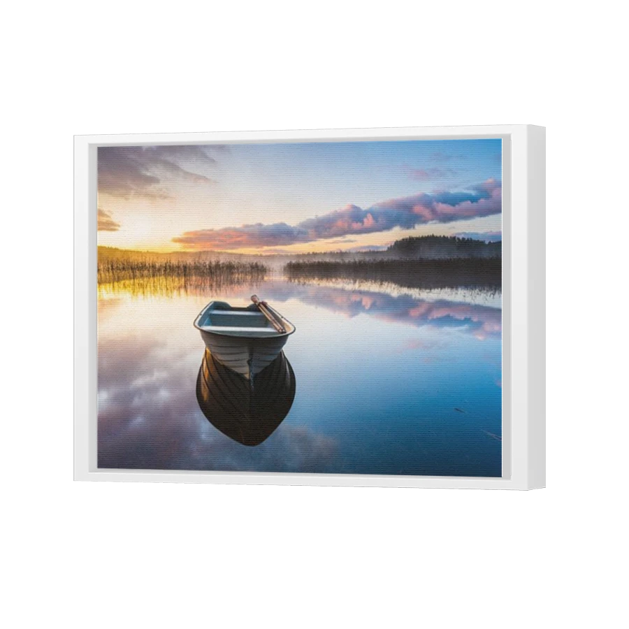 Thumbnail for Canvas - White Floating Frame