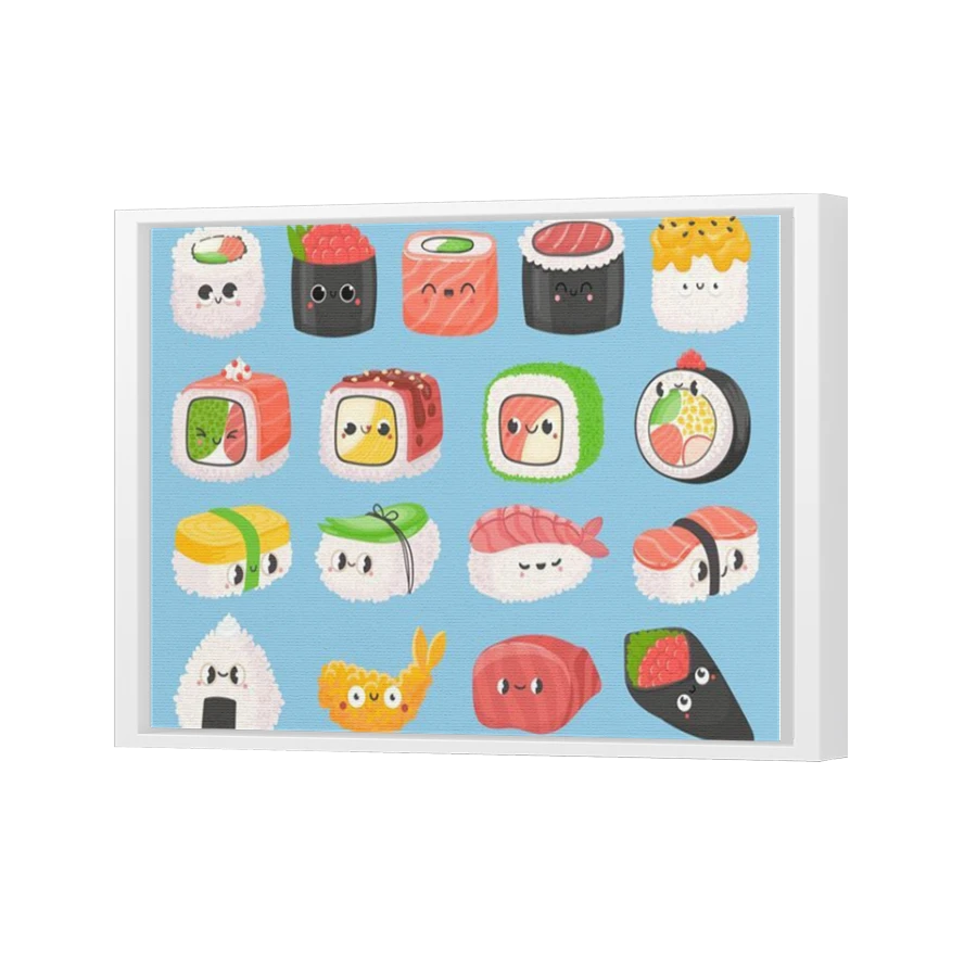 Thumbnail for Canvas - White Floating Frame
