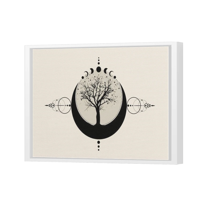 Thumbnail for Canvas - White Floating Frame