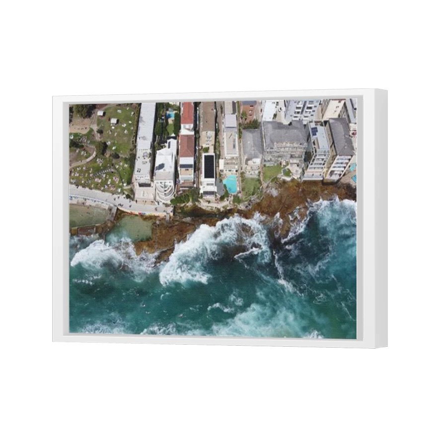 Thumbnail for Canvas - White Floating Frame