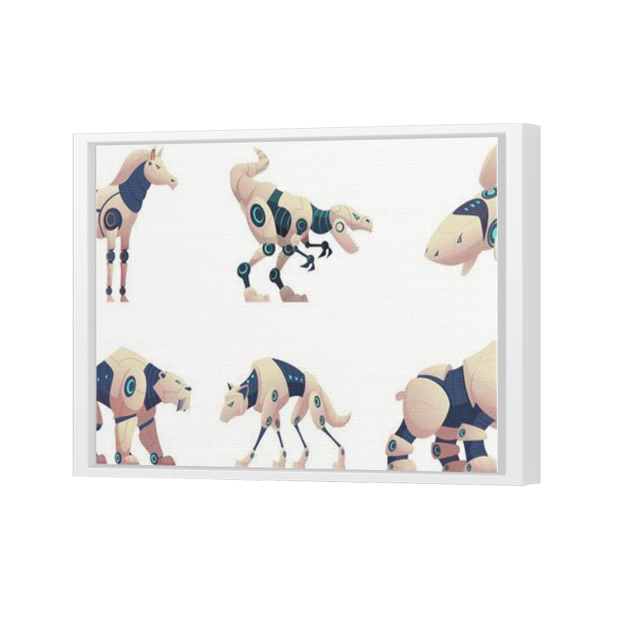 Thumbnail for Canvas - White Floating Frame