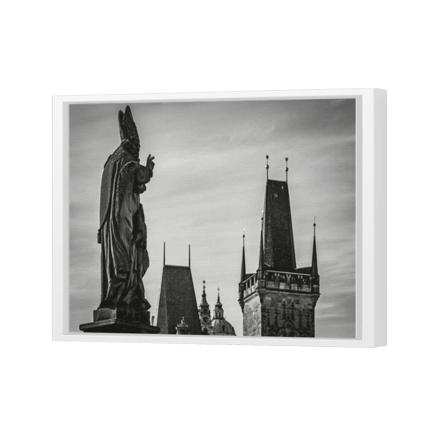 Thumbnail for Canvas - White Floating Frame