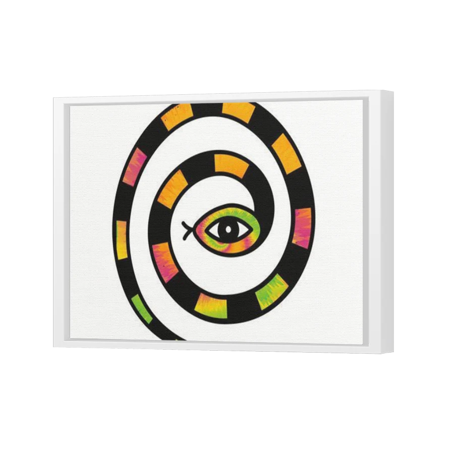Thumbnail for Canvas - White Floating Frame