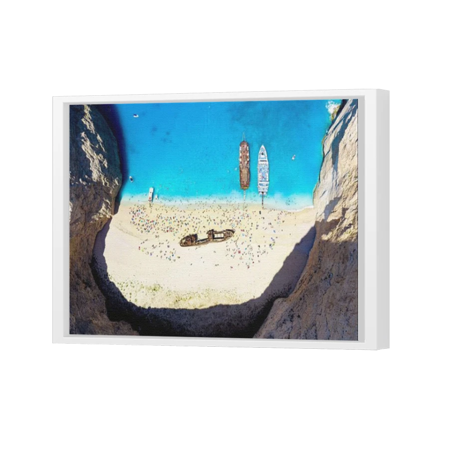 Thumbnail for Canvas - White Floating Frame