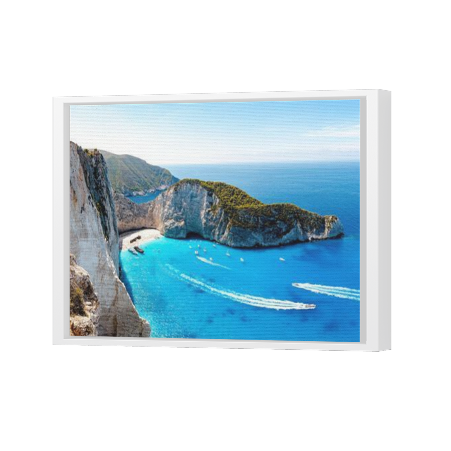 Thumbnail for Canvas - White Floating Frame