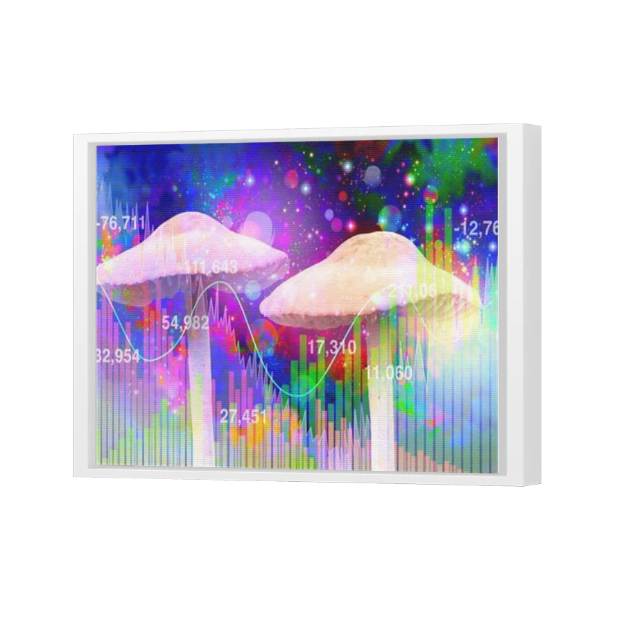 Thumbnail for Canvas - White Floating Frame