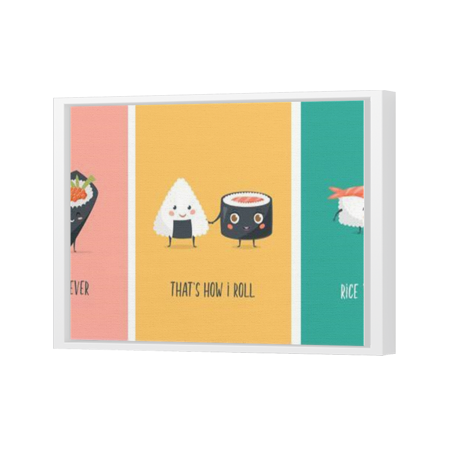 Thumbnail for Canvas - White Floating Frame