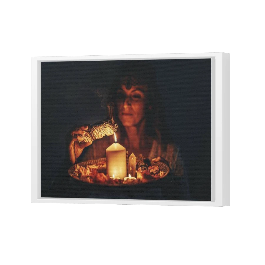 Thumbnail for Canvas - White Floating Frame