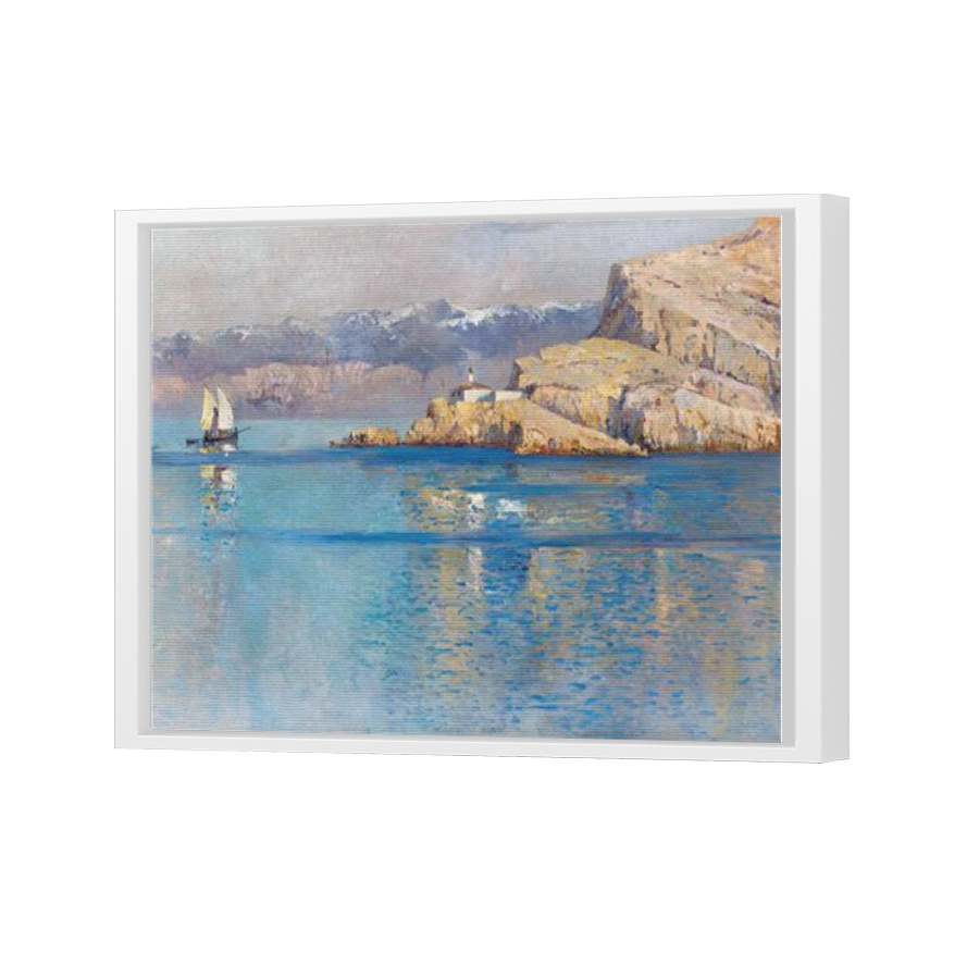 Thumbnail for Canvas - White Floating Frame