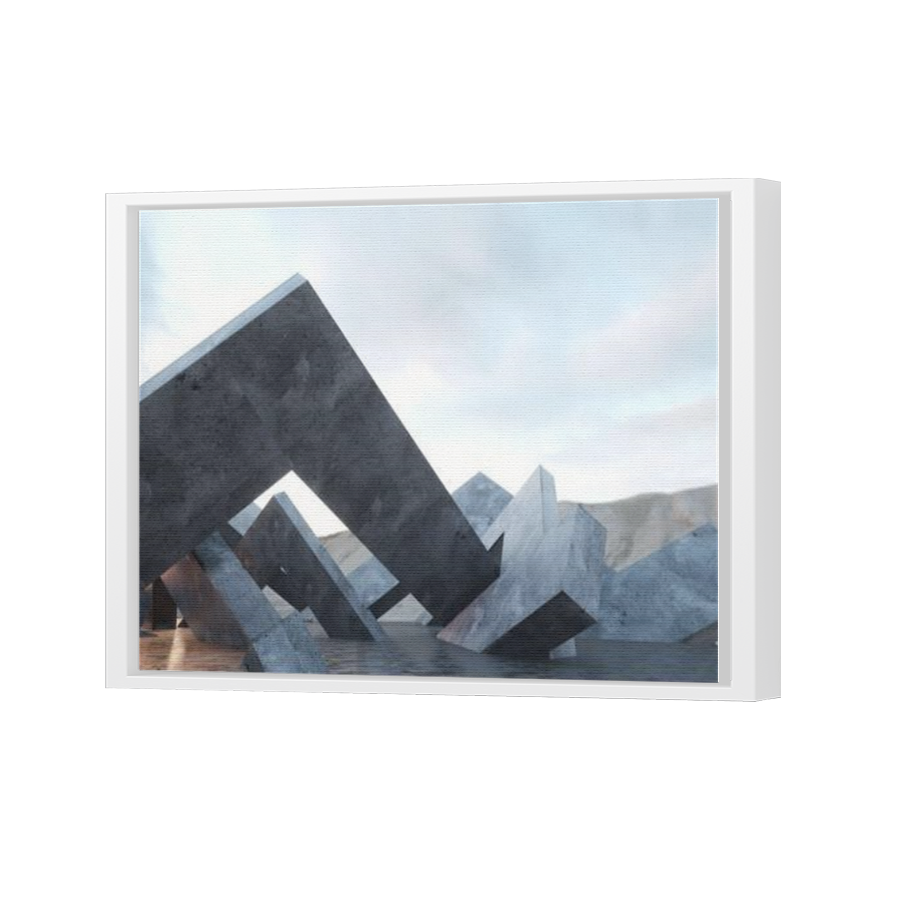 Thumbnail for Canvas - White Floating Frame