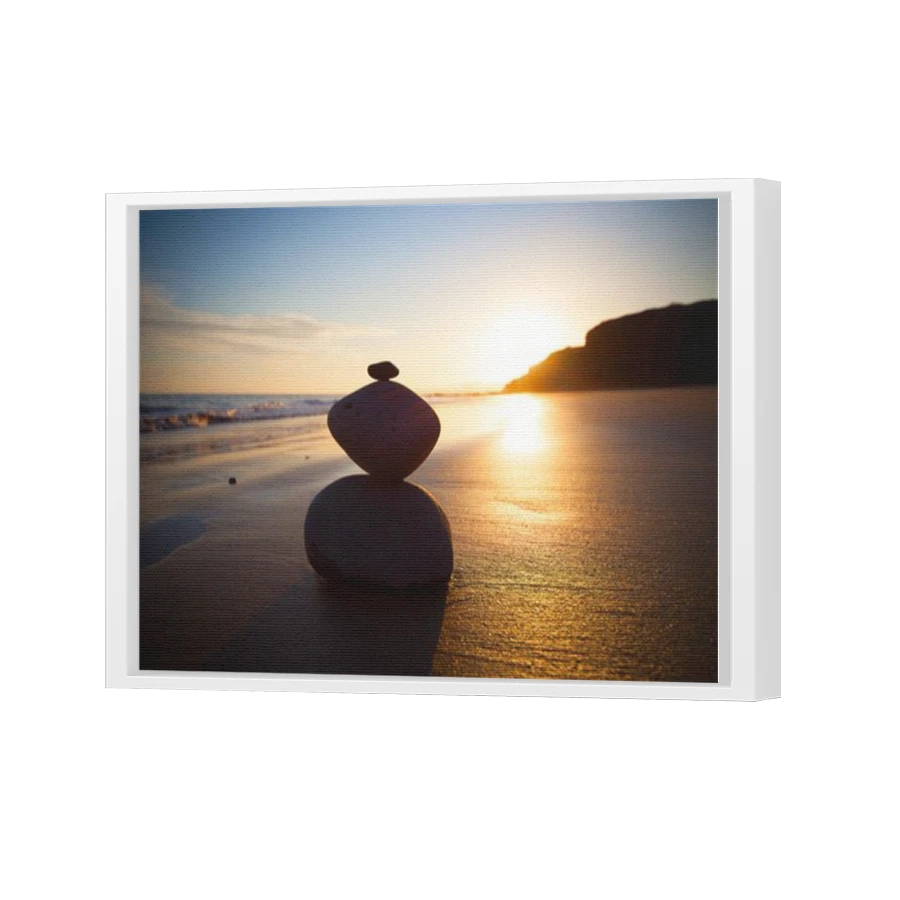 Thumbnail for Canvas - White Floating Frame